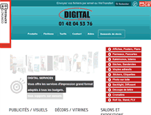 Tablet Screenshot of digitalservices.fr
