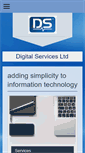 Mobile Screenshot of digitalservices.co.uk