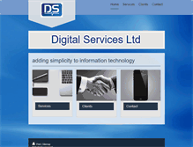 Tablet Screenshot of digitalservices.co.uk